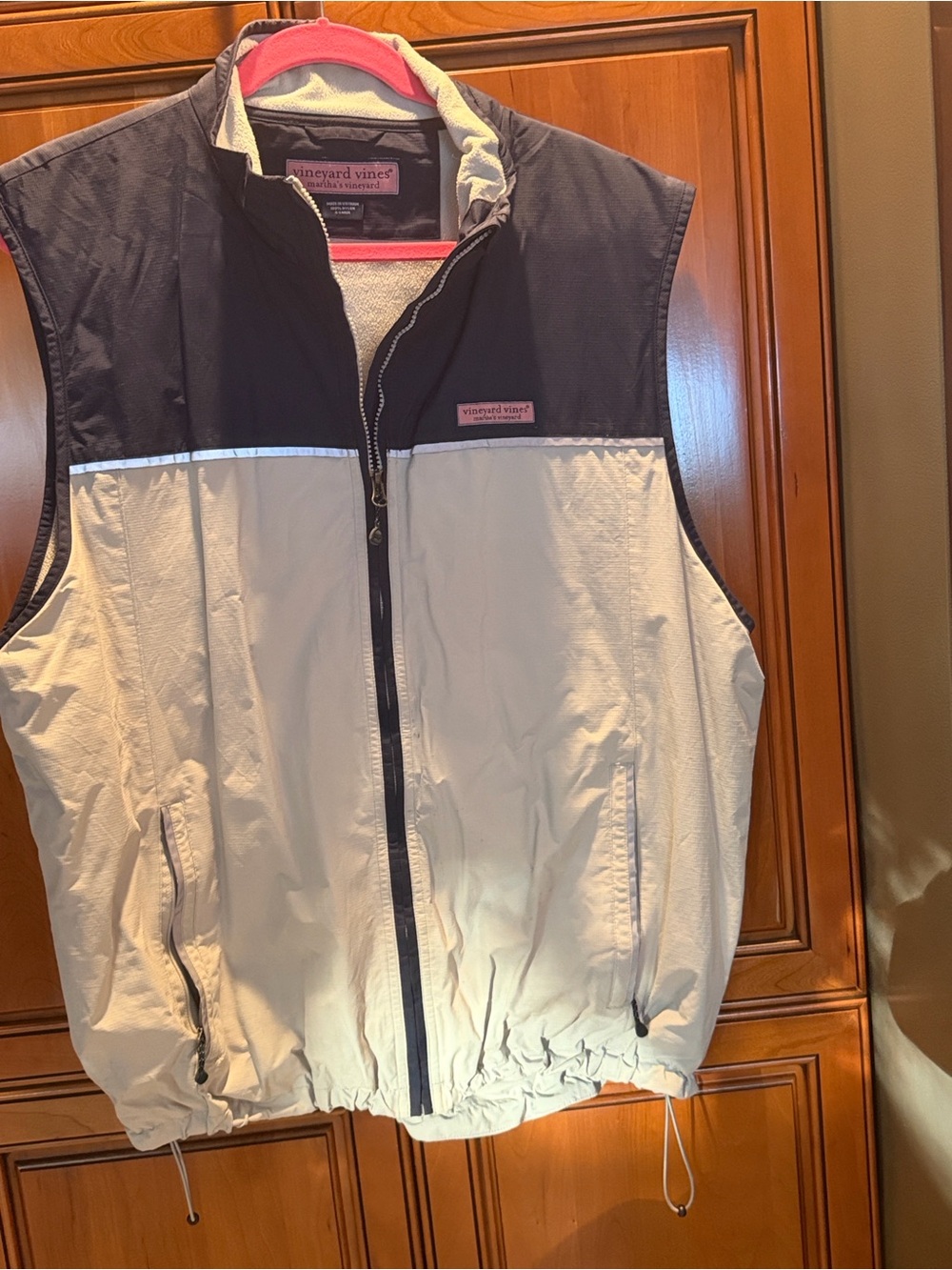 Vineyard Vines Vest Mens (XL) Two-Tone Nor'Easter Perfomance Full Zip Jacket